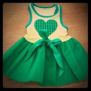 Green Dog Dress
